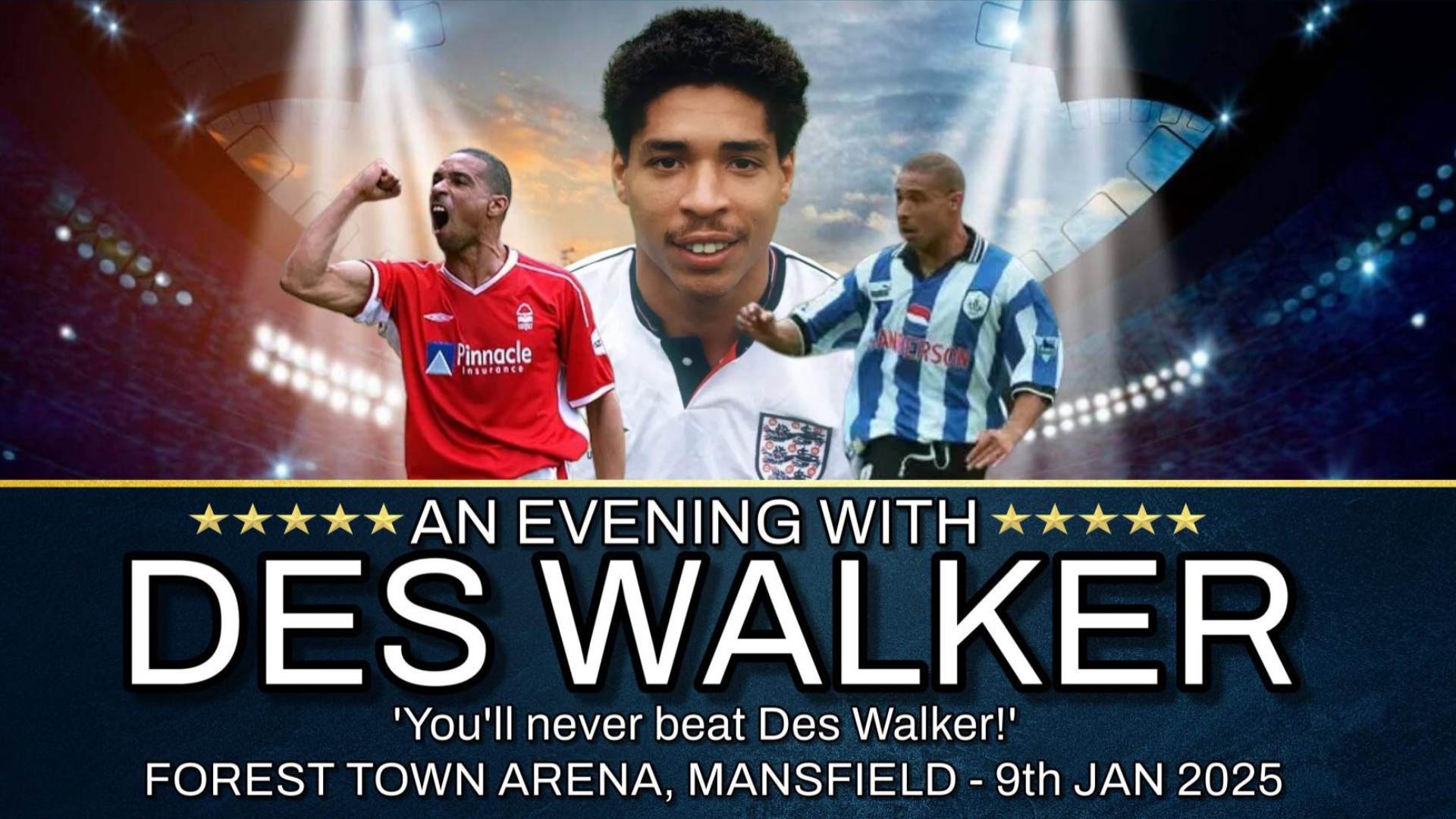 An Evening with Des Walker