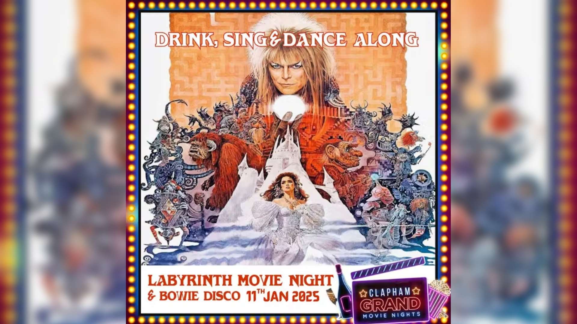 Labyrinth Movie Night & Mini Bowie Disco