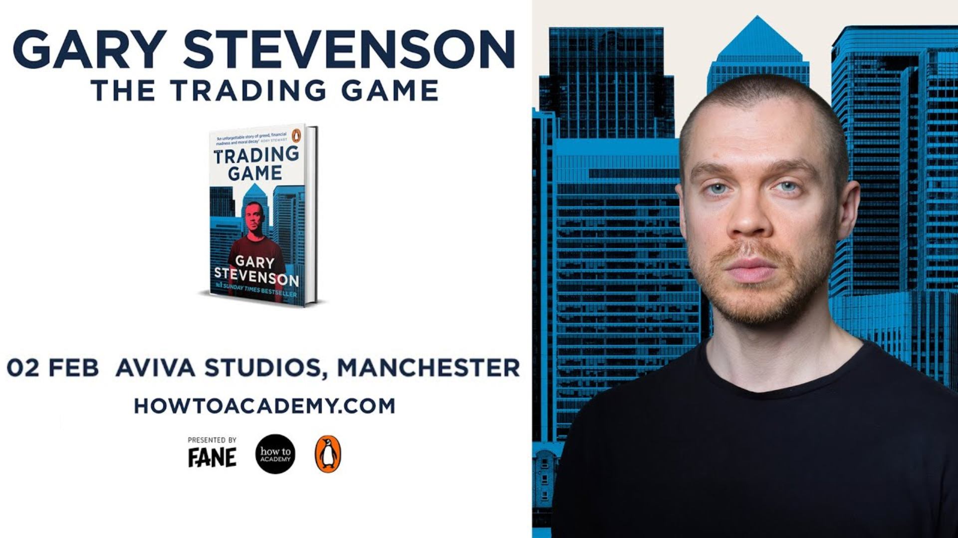 Gary Stevenson: The Trading Game<br>£14 Ticket offer