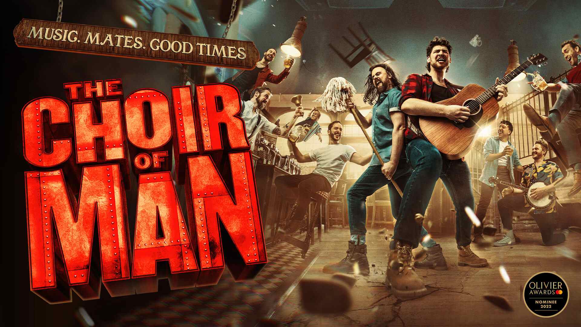 Choir of Man<br>£15 Ticket Offer on Best Available Seats