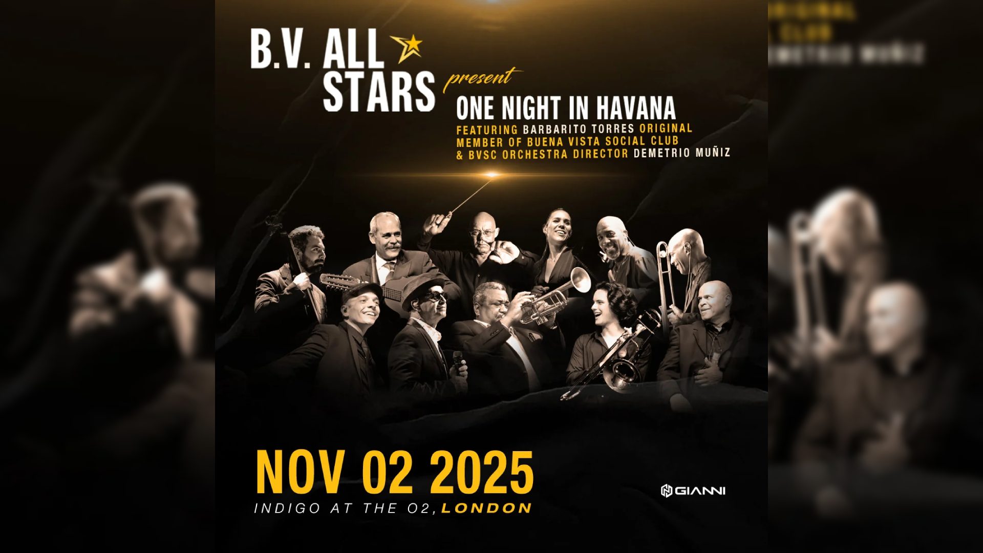 B.V. All Stars present One Night in Havana<br>50% Discounted Ticket Offer