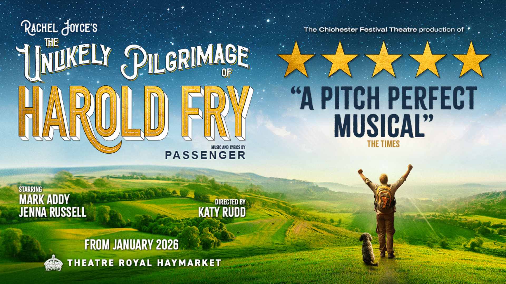 The Unlikely Pilgrimage of Harold Fry - Tickets from £25