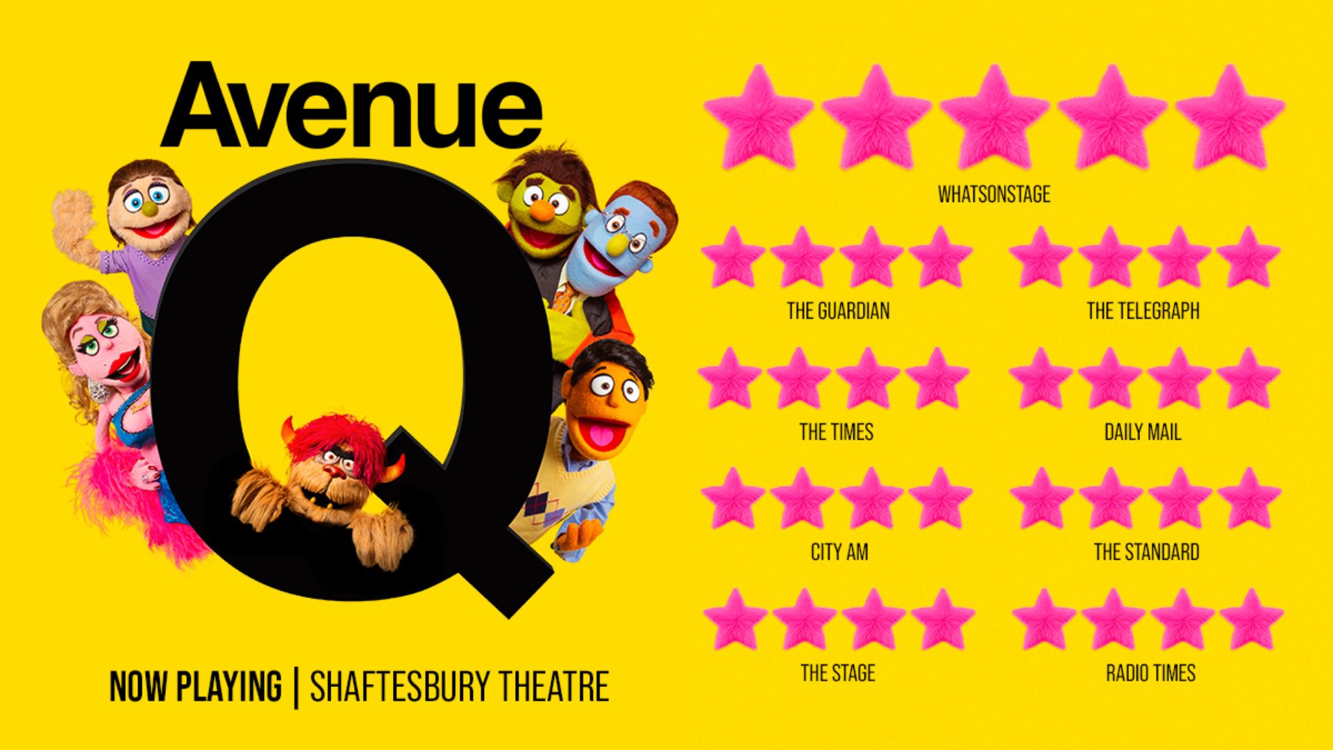 Avenue Q - Tickets from £25