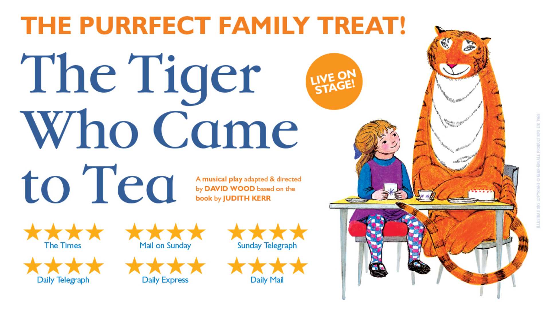 The Tiger Who Came To Tea - Tickets from £15