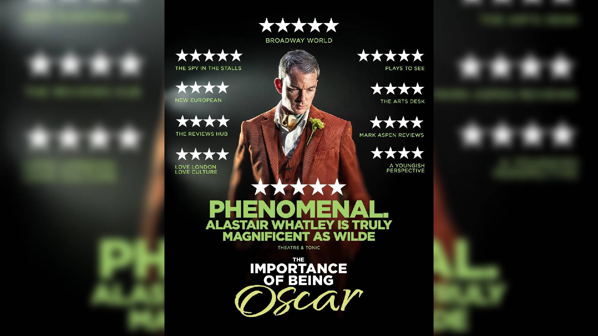The Importance of Being Oscar <br> £13 Best Available Seats Using Promo Code: SFFOSCAR