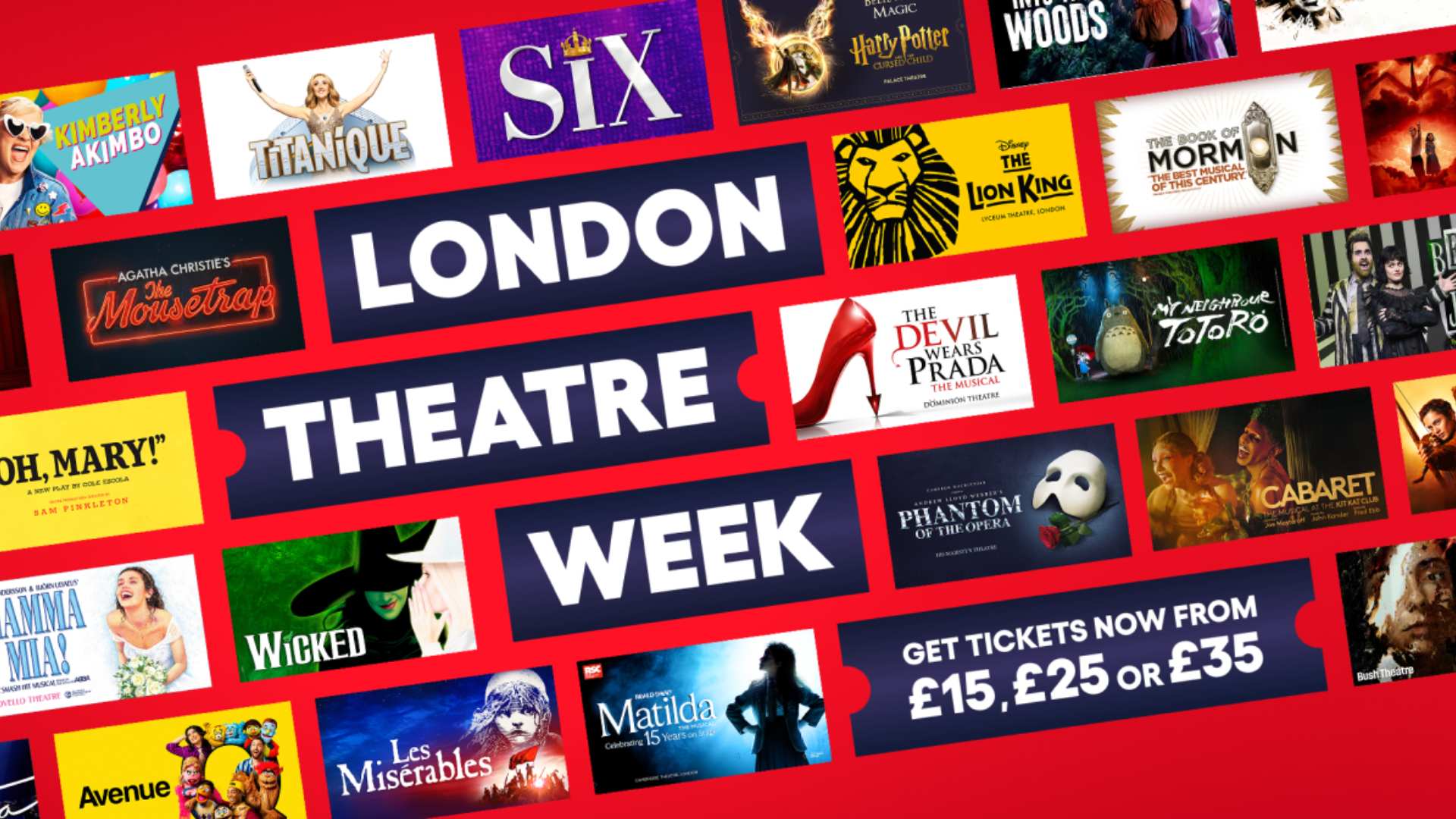 London Theatre Week - August 2026 - Stalls under £50