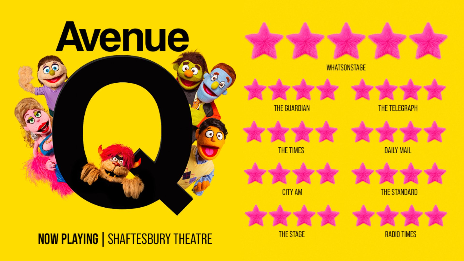 Avenue Q - Tickets from £15