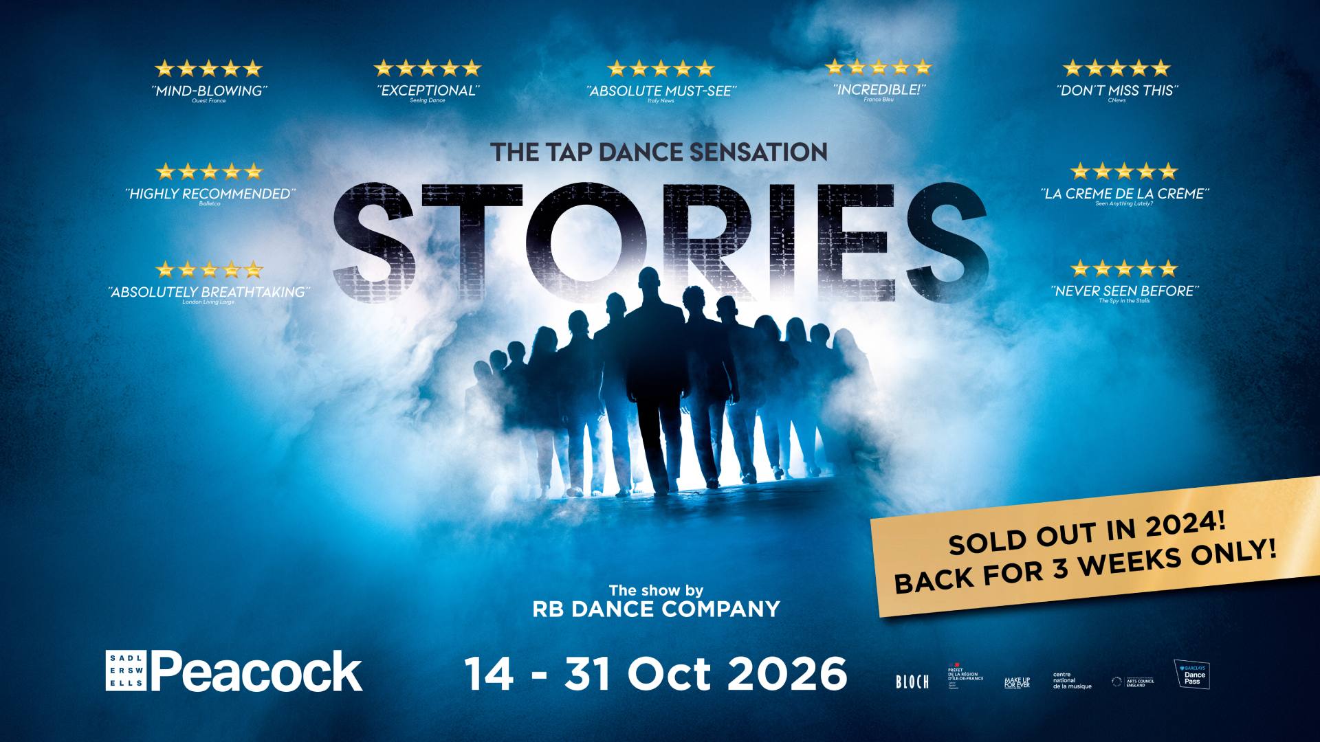 STORIES – The Tap Dance Sensation - Tickets from £15