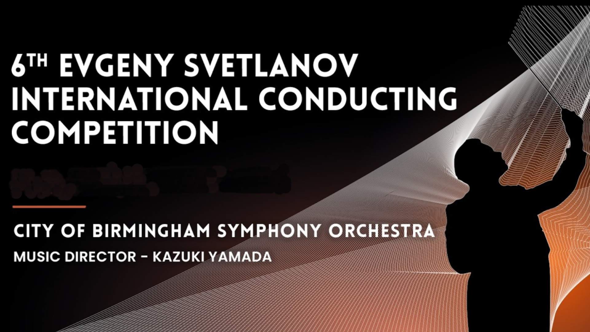 6th Evgeny Svetlanov International Conducting Competition