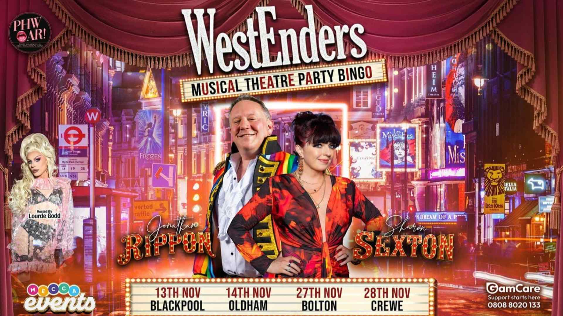 WestEnders Musical Theatre Party Bingo