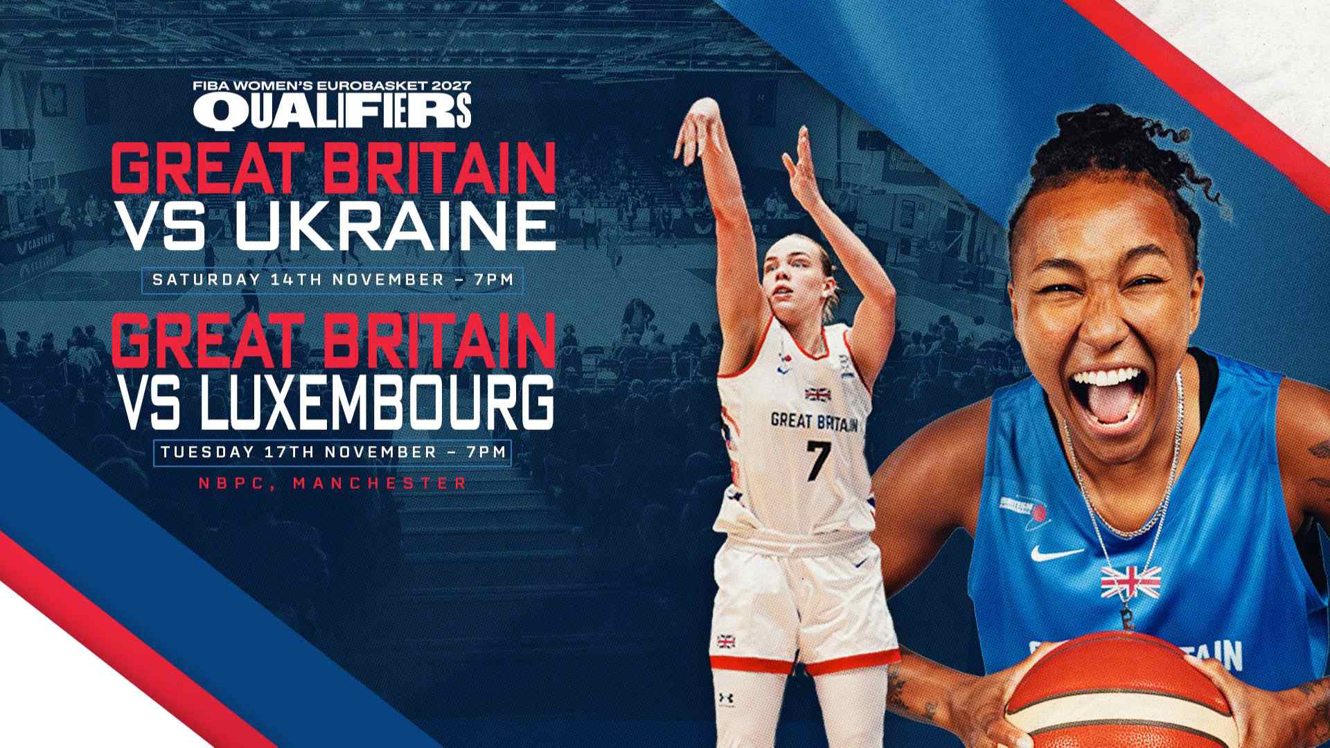 GB Women EuroBasket 2027 Qualifiers<br>£10 Pair Offer