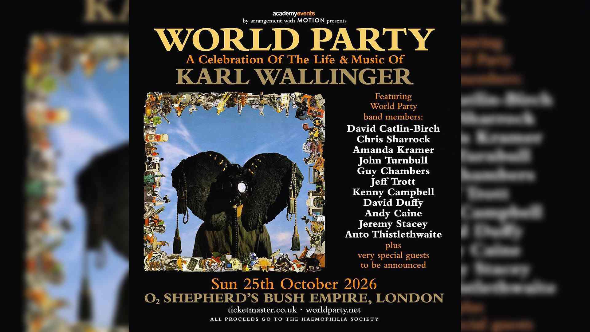 World Party … A Celebration of the Life & Music of Karl Wallinger