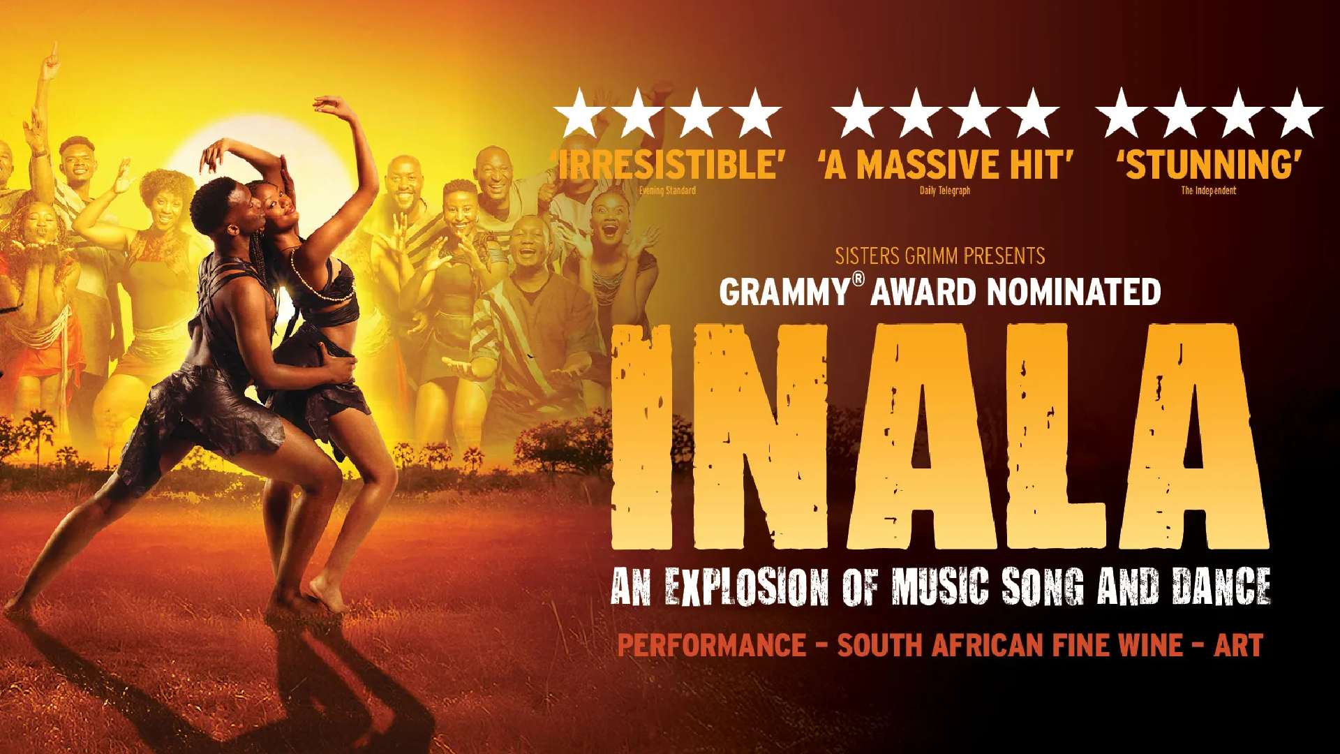 INALA <br>SFF Exclusive: £15 Best Available Seats