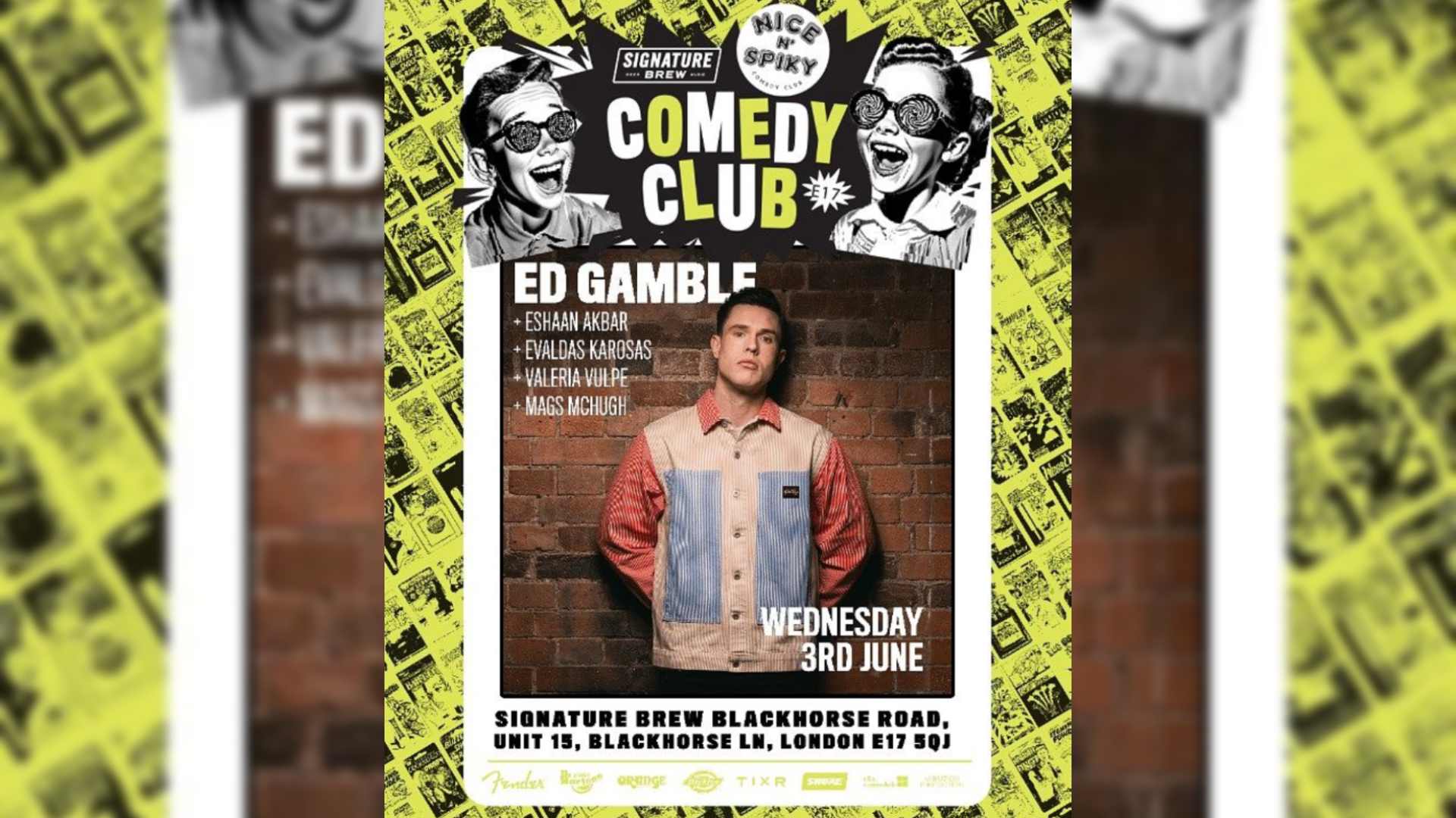 Signature Brew Comedy Club with Ed Gamble<br>£10 General Admission