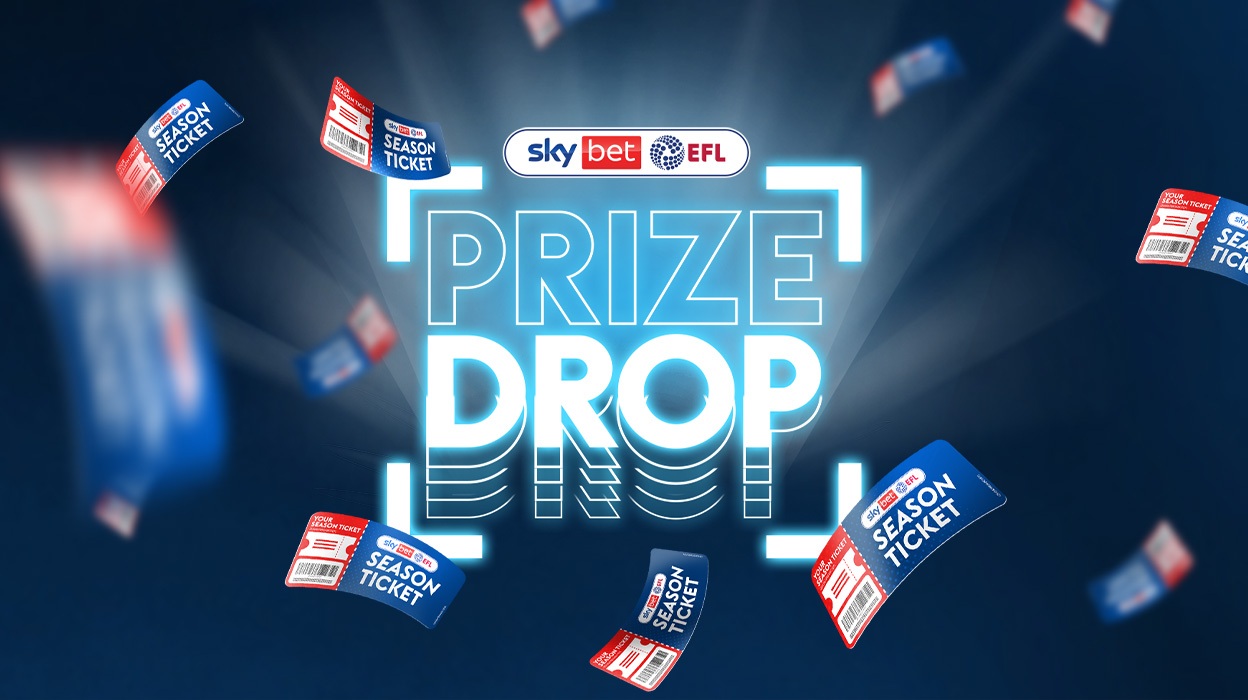 Win a pair of Season Tickets for your EFL Club with Prize Drop